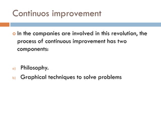 Continous improvement tools | PDF