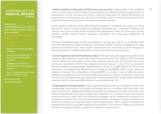 Medical Devices, Interoperability & eHealth Standardization | PDF