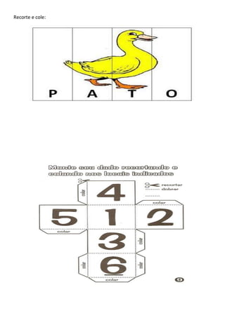 Recorte e cole:
 