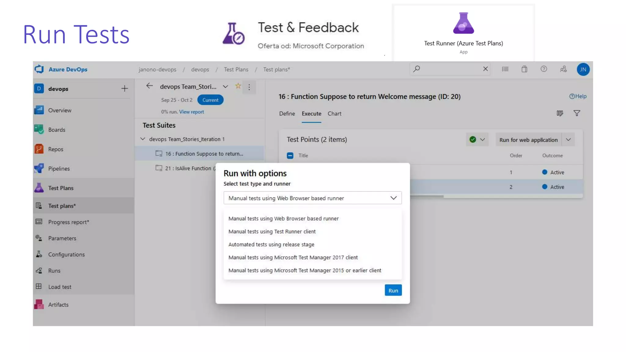 Run Tests 