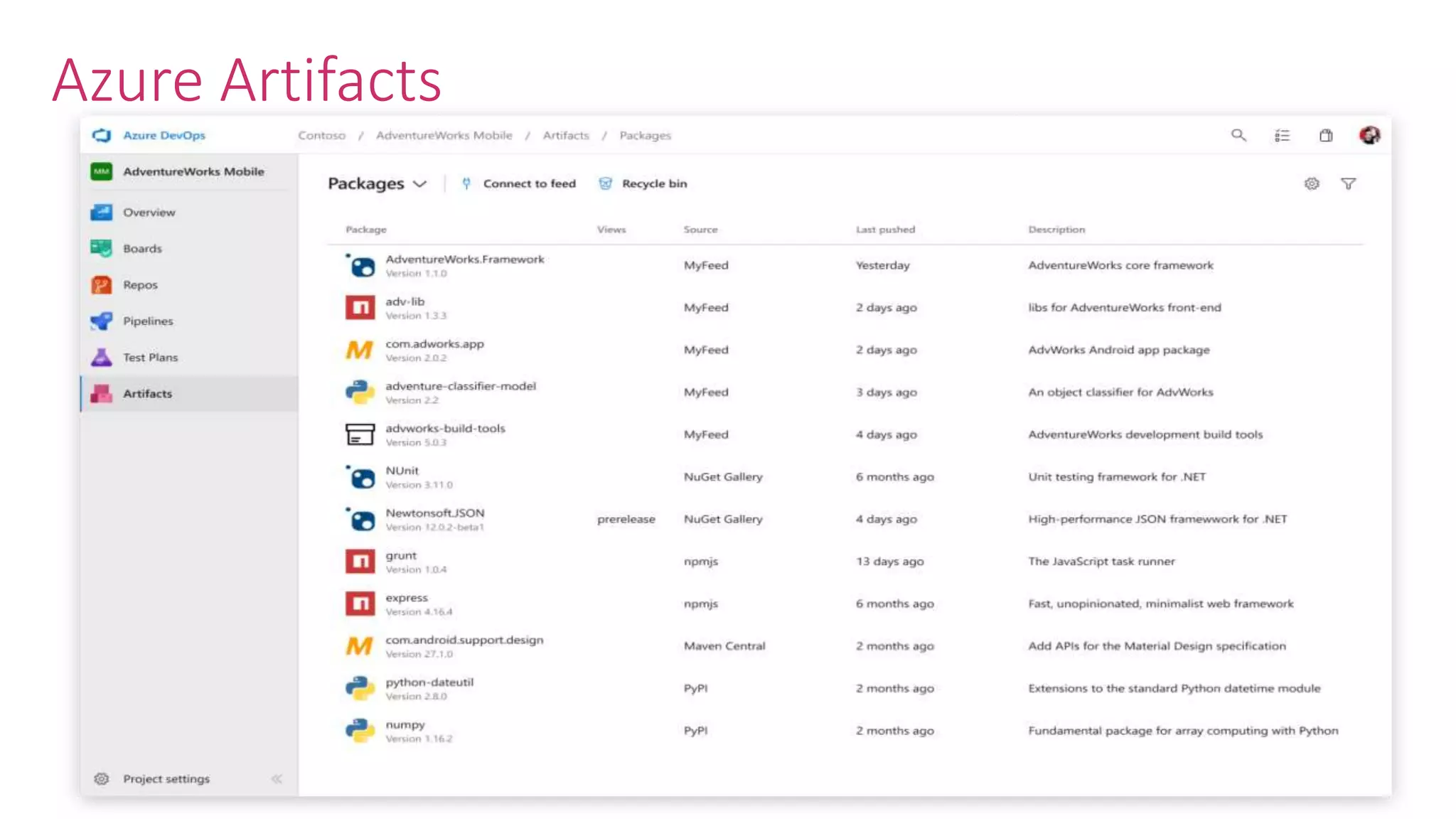 Azure Artifacts 