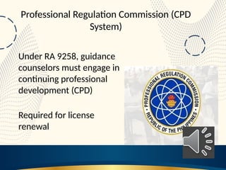 Continuing Education and Professional Development for Guidance ...