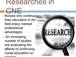 Continuing education in nursing | PPTX