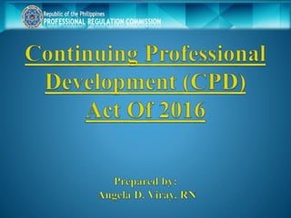 Continuing professional development (cpd) | PPT