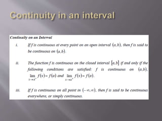 Continuity Bascal Sign Continuity | PPTX