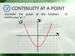 Continuity of a Function Differential Calculus | PPTX