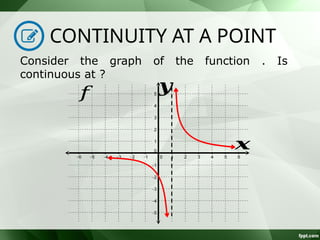 Continuity of a Function Differential Calculus | PPTX