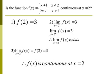 Understanding Continuity and Discontinuities in Calculus Functions | PPT