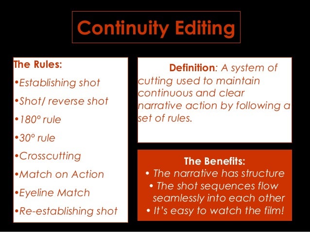 continuity editing