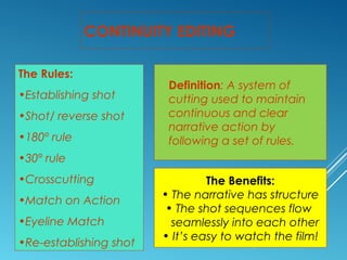 Continuity editing | PPT