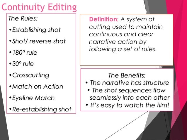 Continuity Editing