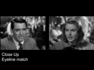 Close Up
Eyeline match
 