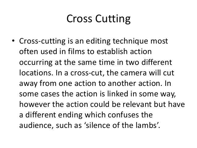 continuity editing