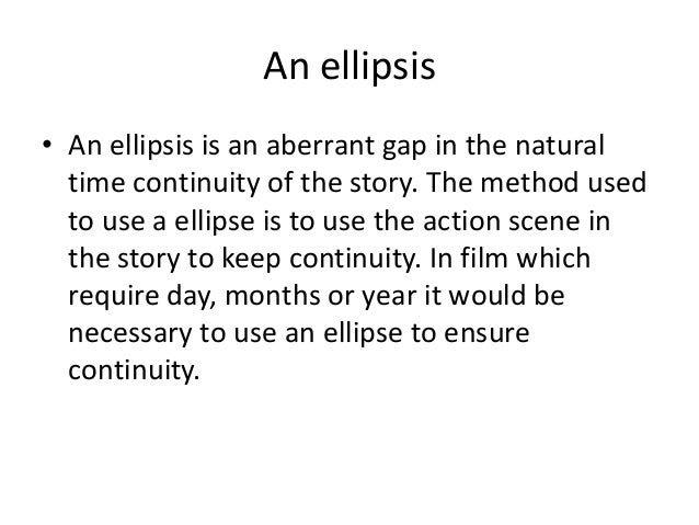 continuity editing