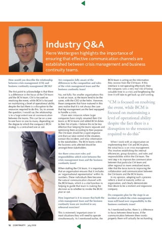 Continuity july 2008