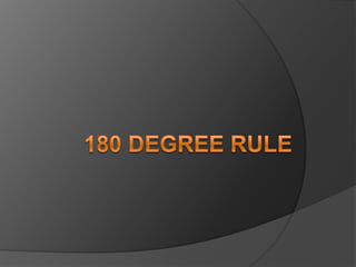180 degree Rule 