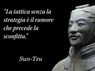 “La tattica senza la
strategia è il rumore
che precede la
sconﬁtta.”
 
