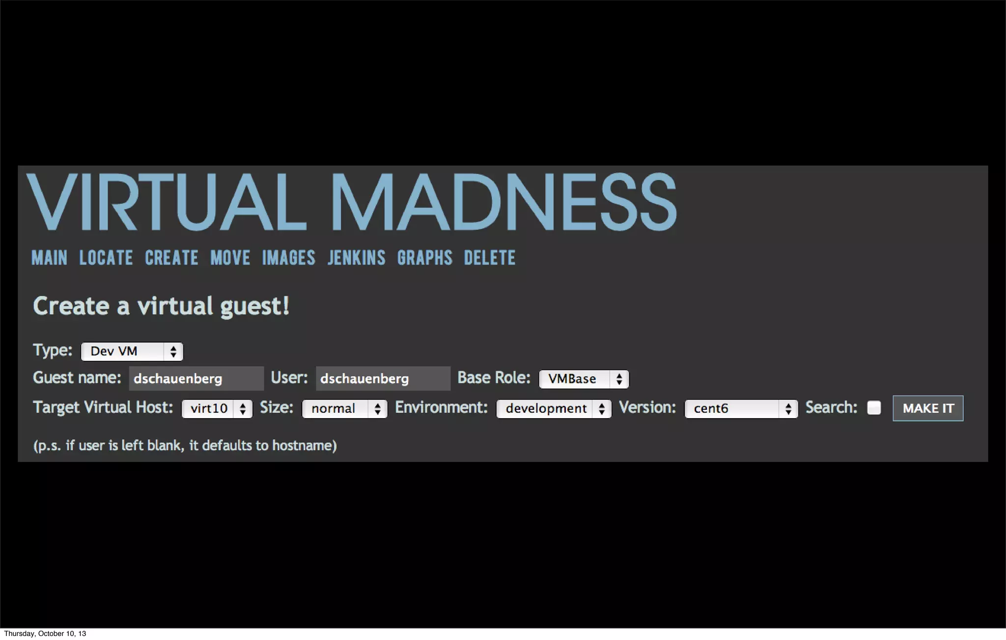 Thursday, October 10, 13
 