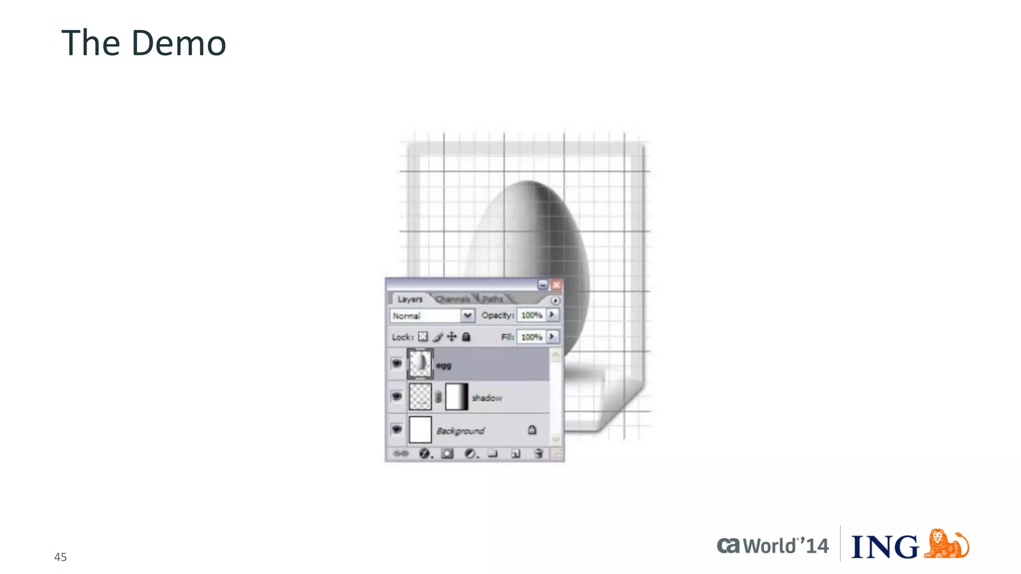 45 
© 2014 CA. ALL RIGHTS RESERVED. 
The Demo  