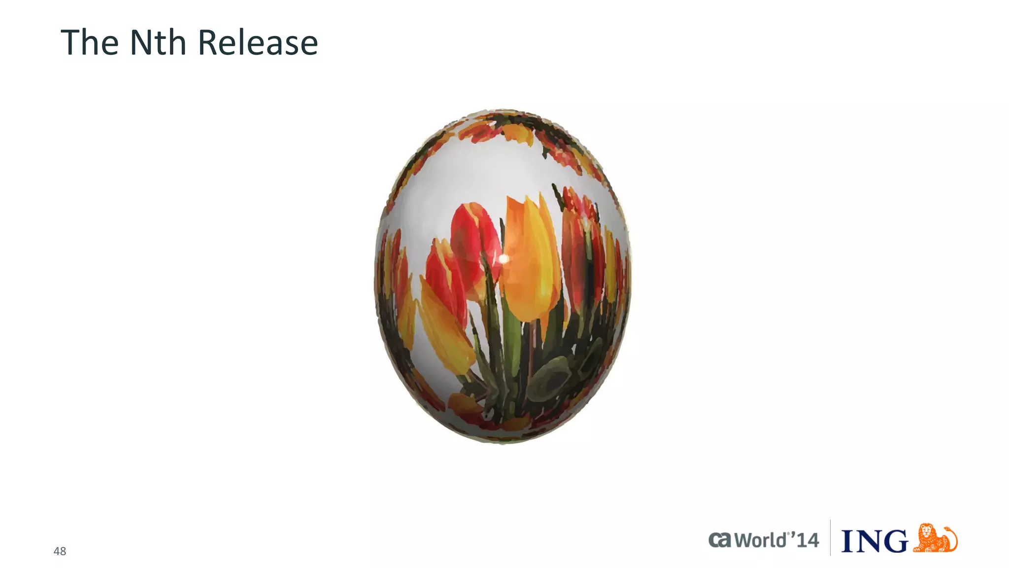 48 
© 2014 CA. ALL RIGHTS RESERVED. 
The Nth Release  