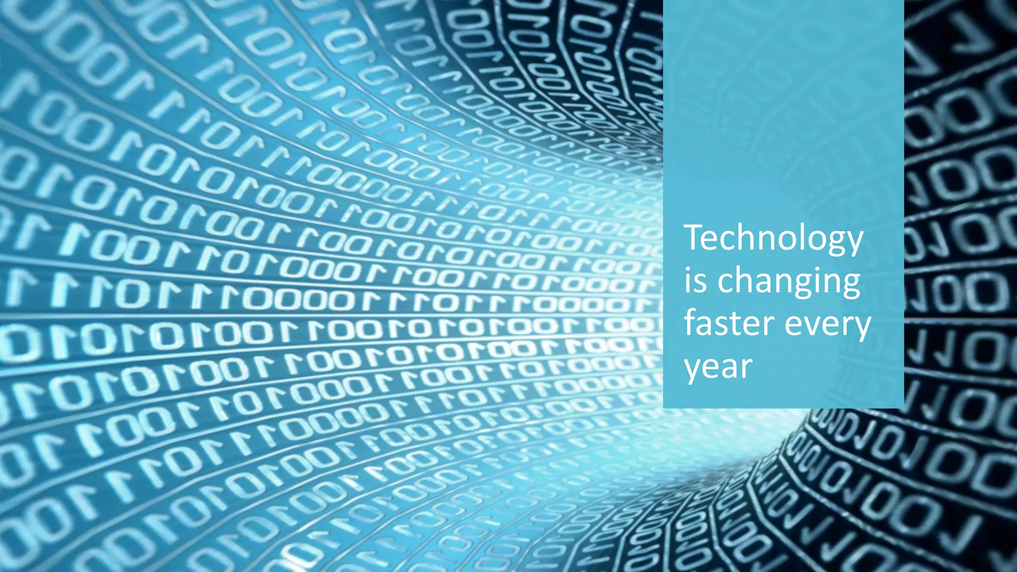 7 
© 2014 CA. ALL RIGHTS RESERVED. 
Technology is changing faster every year  