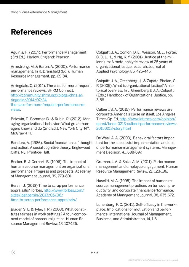 Continuous Performance Management | PDF