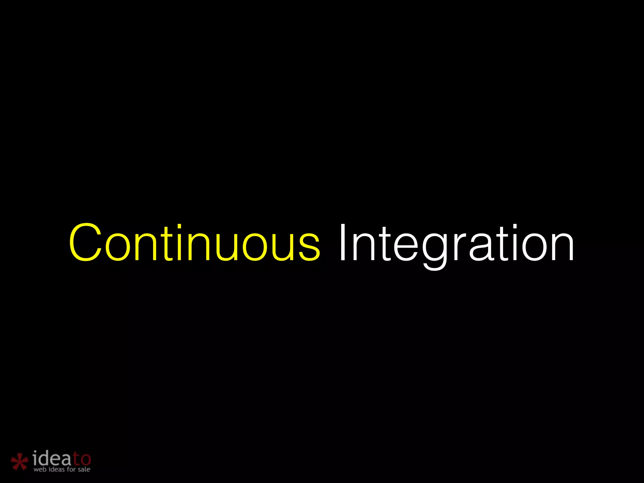Continuous Integration 