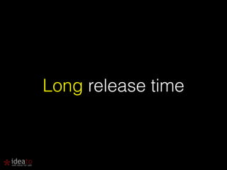 Long release time 
 