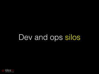 Dev and ops silos 
 