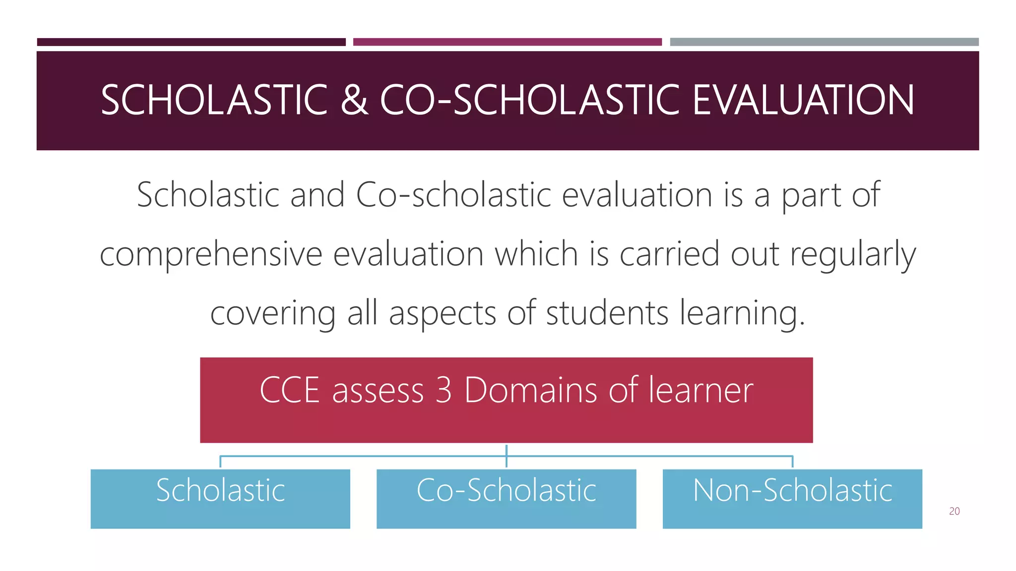 Continuous and comprehensive evaluation (cce) | PPTX