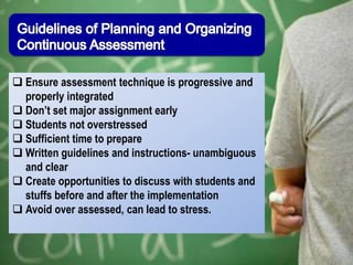 Continuous Assessment | PPTX