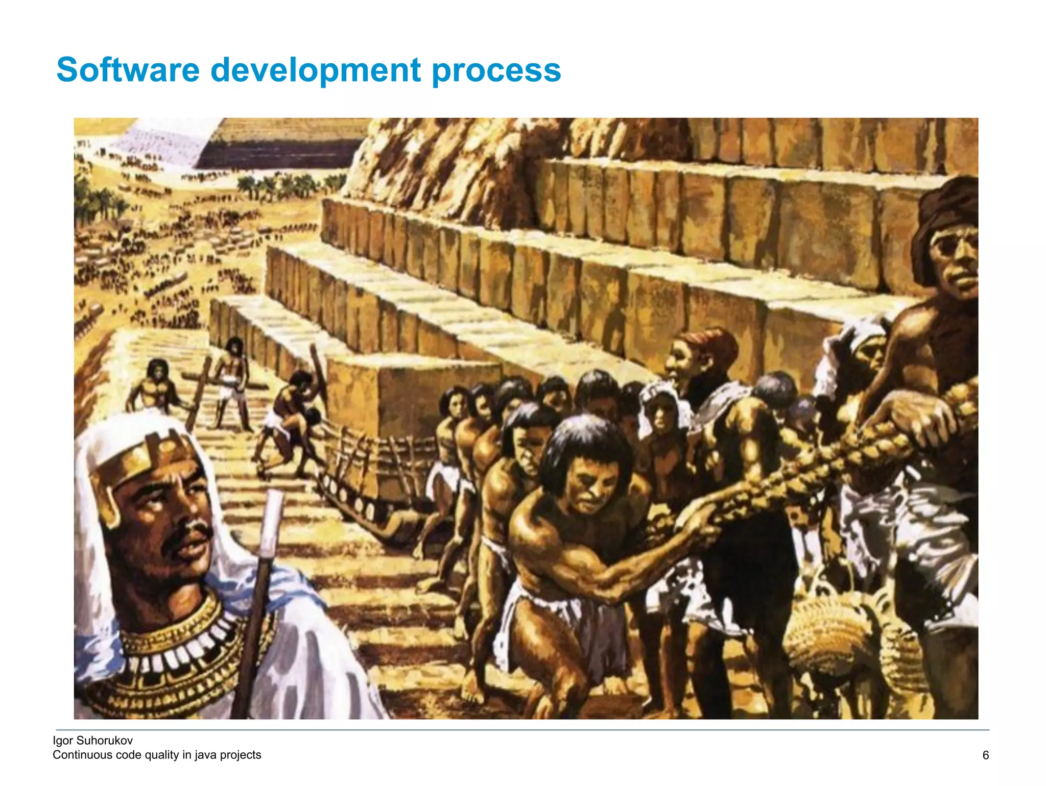 Igor Suhorukov Continuous code quality in java projects Software development process 6/27/19 2010 DB Blue template 6 