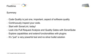Continuous Code Quality with the sonar ecosystem Slide 41