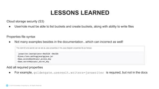 Continuous Data Replication into Cloud Storage with Oracle GoldenGate | PDF