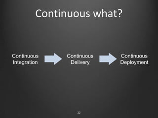 13What isContinuous Delivery?