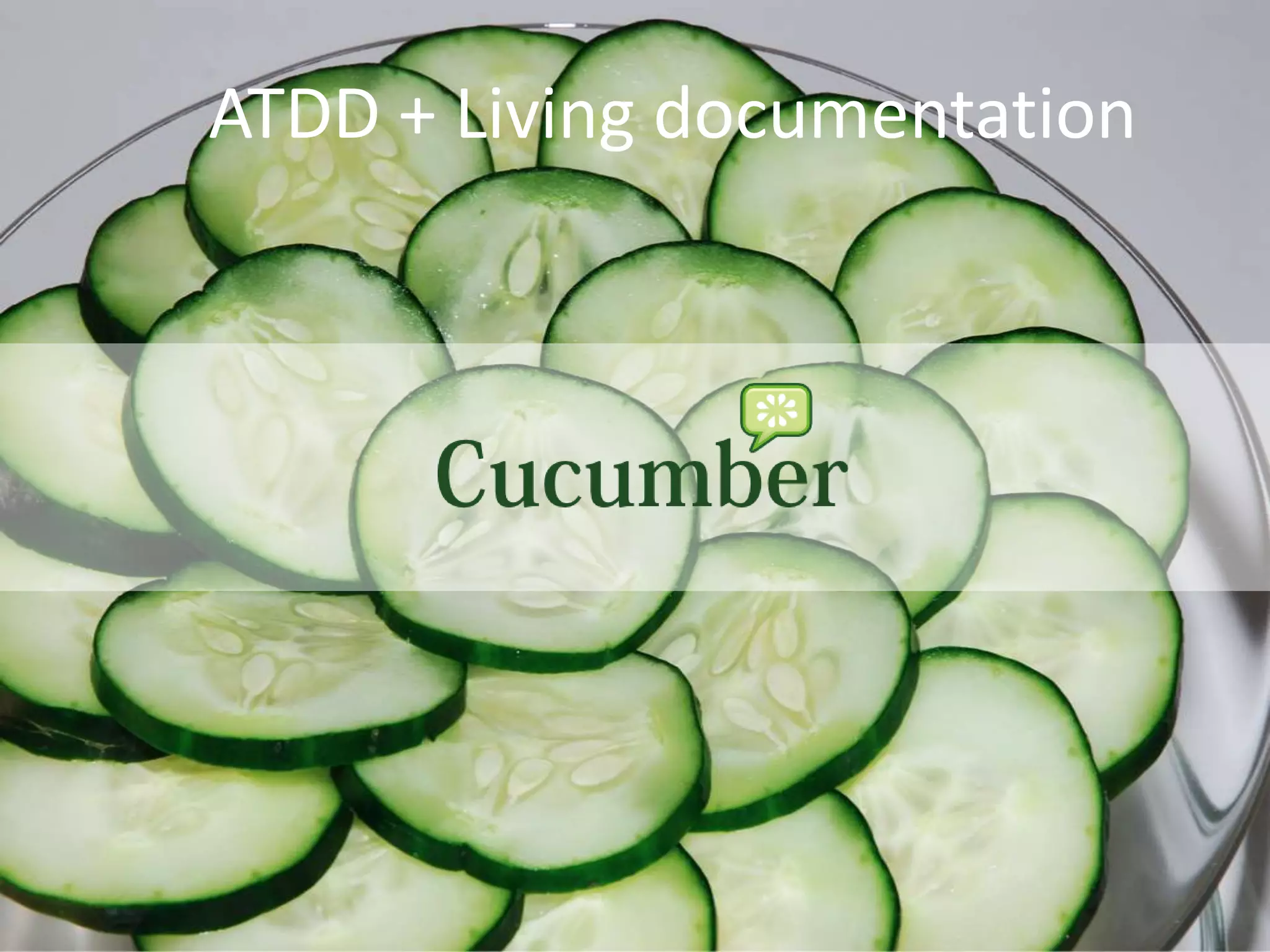 ATDD + Living documentation
 