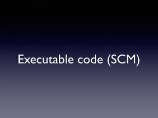 Executable code (SCM)
 