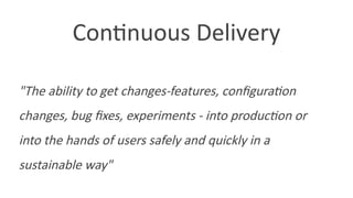 So, how does the
"traditional" software
delivery look like?
 