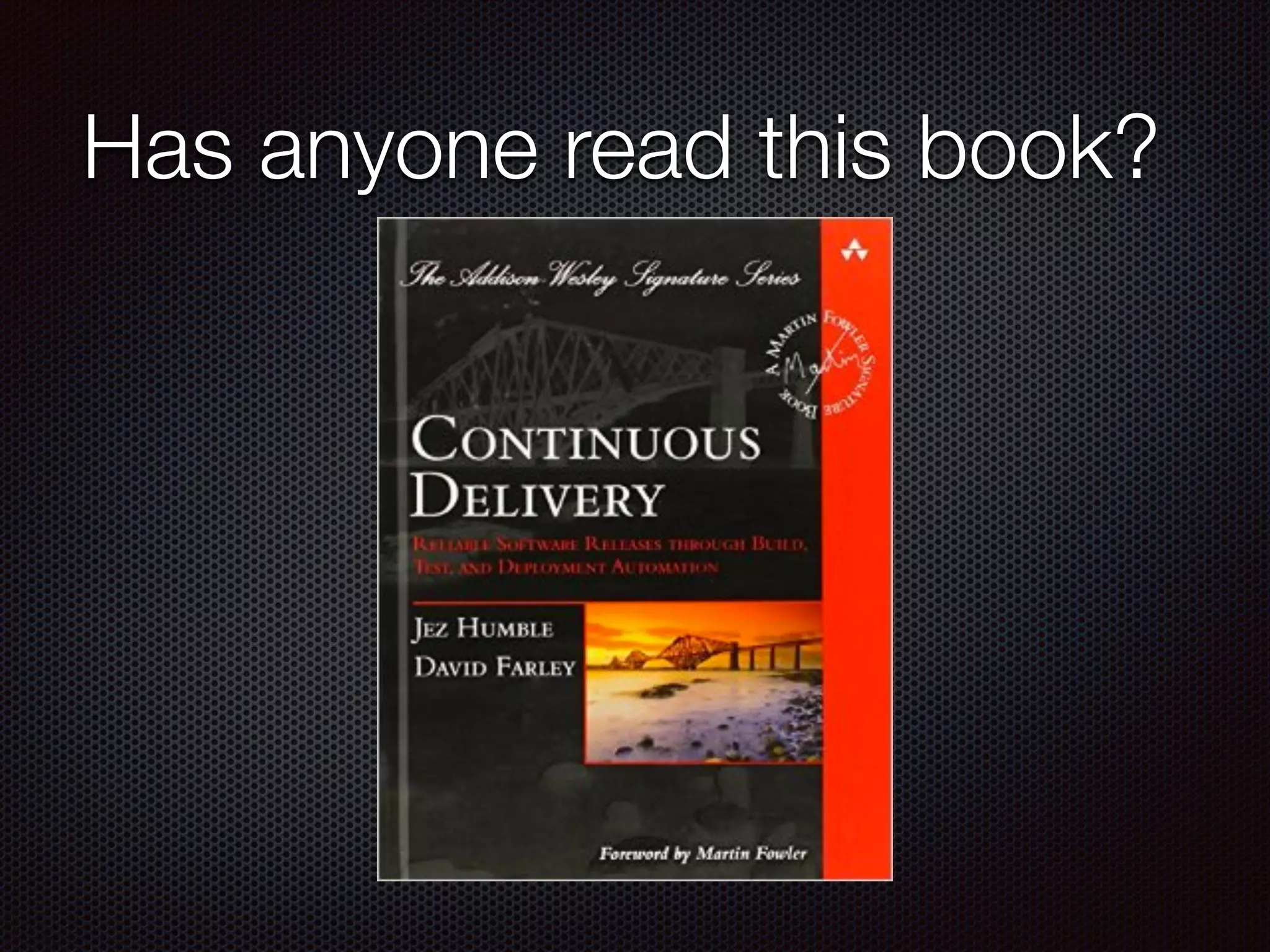 Has anyone read this book?
 