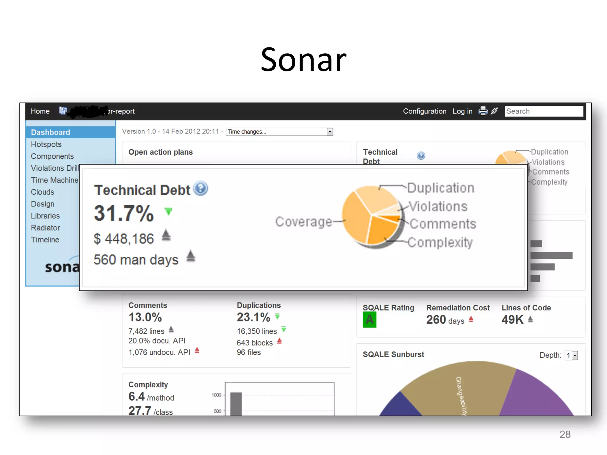 Sonar	
  




            28
 