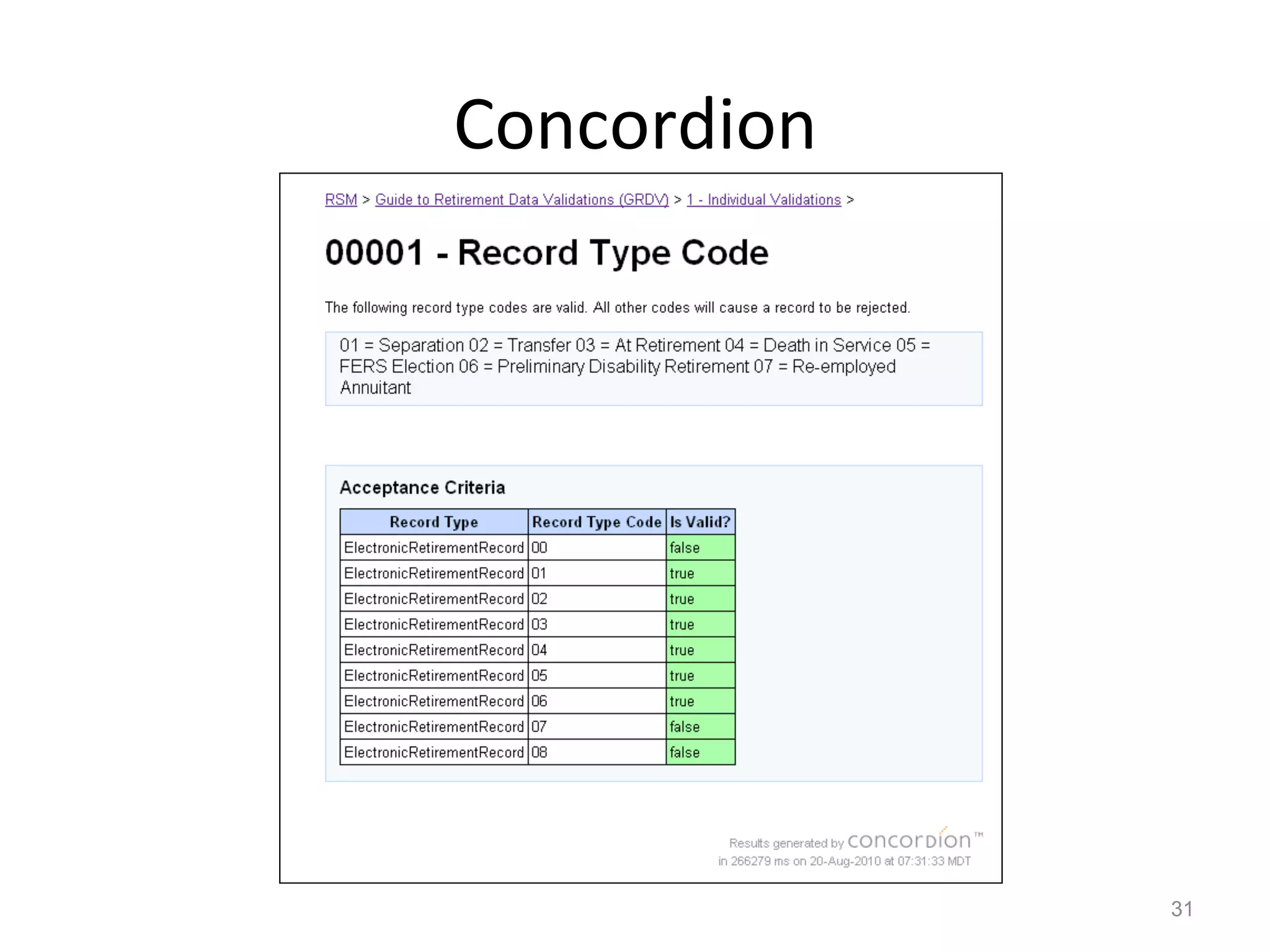 Concordion	
  




                 31
 