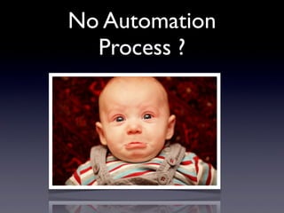 No Automation
Process ?
 