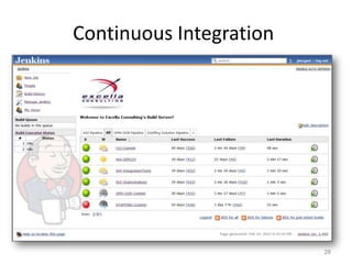 Continuous Integration




                         28
 