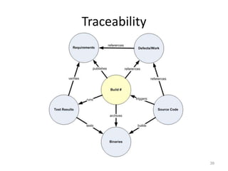 Traceability




               39
 