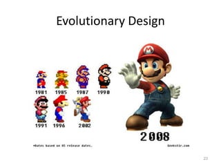 Evolutionary Design




                      23
 