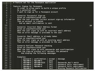 Specification by Example




                           39
 