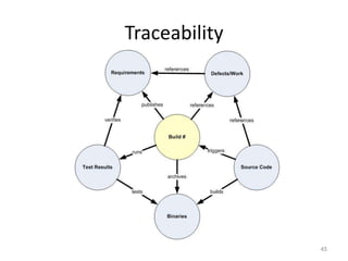 Traceability




               45
 