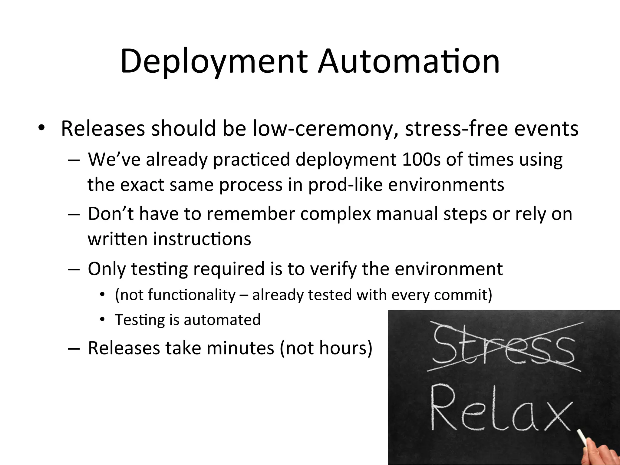 Testing
http://lisacrispin.com/2011/11/08/using-­‐the-­‐agile-­‐testing-­‐quadrants/
 