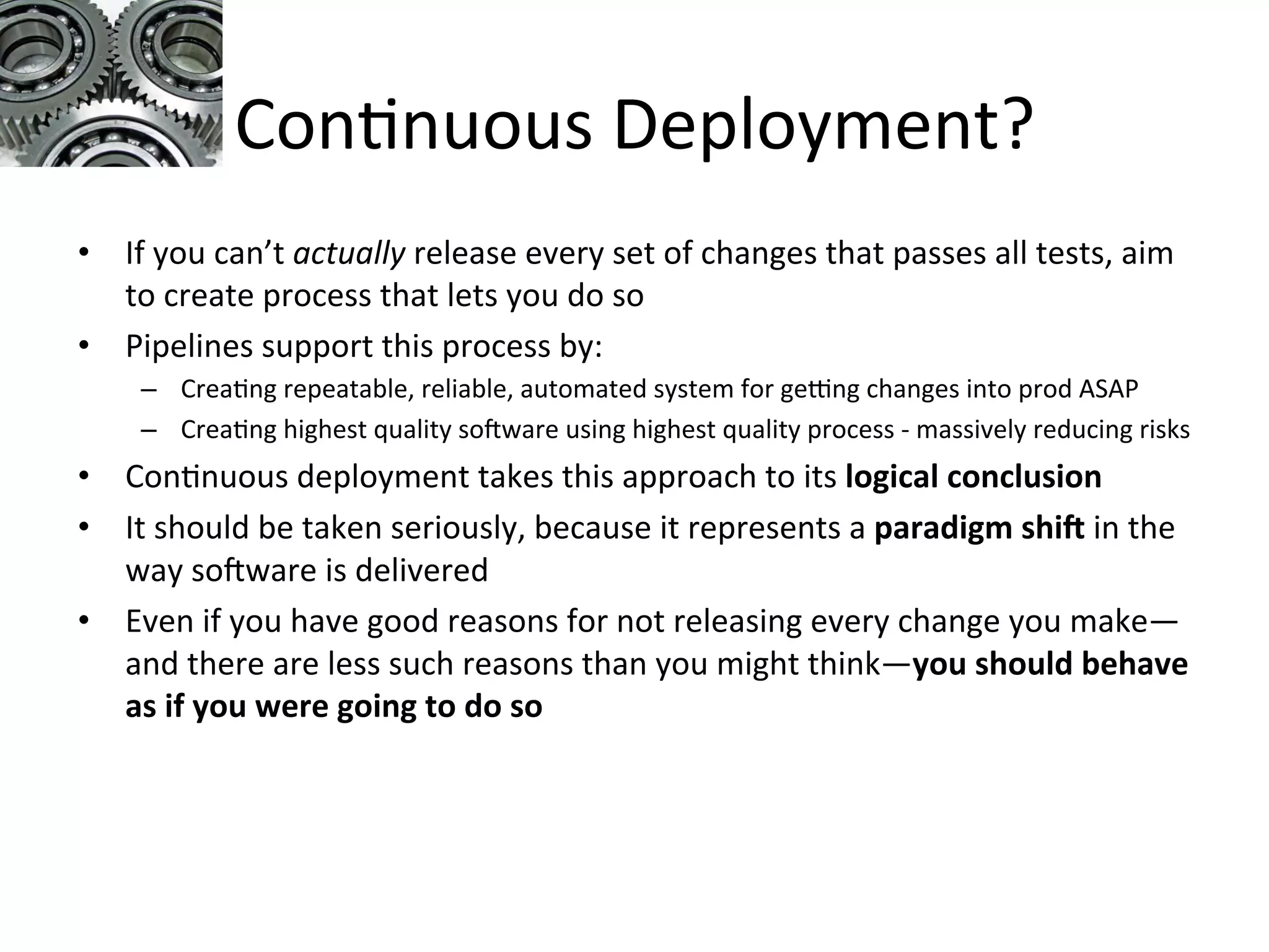 W. Edwards Deming
• “Let’s make toast: I’ll burn it, you scrape it!”
https://flic.kr/p/8y8Vib
 