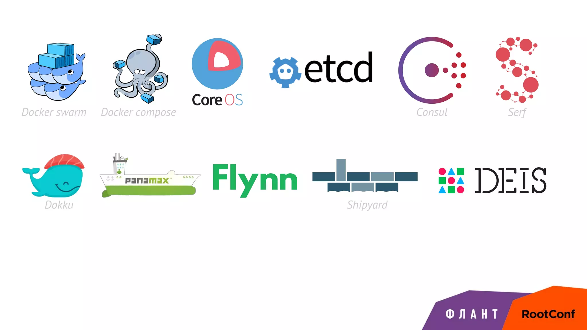 Dokku Shipyard
Docker swarm Docker compose Consul Serf
 